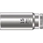 Wera 004512 8790 HMA Zyklop 1/4" Drive Deep Socket 15mm
