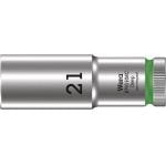 Wera 004561 8790 HMC Zyklop 1/2" Drive Deep Socket 21mm
