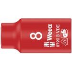 Wera 004952 8790 B VDE Zyklop 3/8" Drive Insulated Socket 8mm