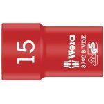 Wera 004959 8790 B VDE Zyklop 3/8" Drive Insulated Socket 15mm
