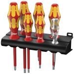 Wera 006147 Kraftform 7 Piece 1000V Insulated VDE Screwdriver Set