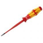 Wera 006442 Kraftform Plus 160iS VDE Insulated Slimline Slotted Screwdriver 5.5 x 125mm