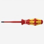 Wera 006450 Kraftform Plus 162 iS VDE Insulated Slimline Phillips Screwdriver PH1 x 80mm