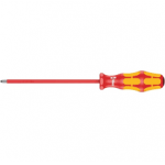Wera 006460 Kraftform Plus 165 iS VDE Insulated Slimline Pozi Screwdriver PZ1 X 80mm