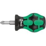 Wera 008854 355 PZ Stubby Pozi Screwdriver PZ2 x 25mm