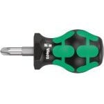 Wera 008855 355 PZ Stubby Pozi Screwdriver PZ3 x 25mm