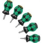 Wera 008871 Stubby Set 2 Slotted & Pozi 5 Piece Screwdriver Set