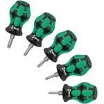 Wera 008876 Stubby Set TX1 5 Piece Torx Screwdriver Set T10-T27