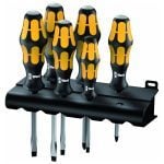 Wera 018287 Kraftform Hammer Thru Chiseldriver 6 Piece Screwdriver Set