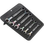 Wera 020022 Joker 6 Piece Ratcheting / Double Open End Spanner Set 10-19mm