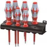 Wera 022745 6 Piece Kraftform Plus Stainless Steel VDE Screwdriver Set SL/PZ