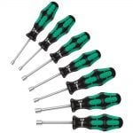 Wera 029510 7 Piece Kraftform Plus 395HO/7 SM Nut Spinner Set 5-13mm (Hollow Shaft)