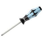 Wera 032031 Kraftform Stainless Steel Pozi Screwdriver PZ1 x 80mm