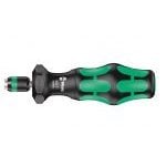 Wera 057480 Kraftform 826 T Turbo Bit-Holding Screwdriver Handle with Rapidaptor Quick-Release Chuck