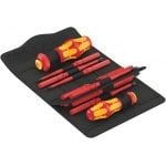 Wera 057484 Kraftform Kompakt Turbo i 1 VDE Insulated Interchangeable Screwdriver Set