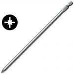 Wera 060038 855/4Z 1/4" Hex Drive Screwdriver Bit Pozi PZ2 152mm Long