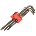 Wera 073596 9 Piece Hex-Plus Ball End Hexagon Key Set 1.5-10mm