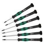 Wera 118156 6 Piece Micro Precision Ball End Hexagon Screwdriver Set 0.9-3mm