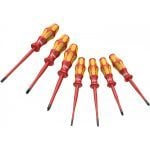 Wera 135961 Kraftform Plus 1000V VDE Insulated 7 Piece Slimline Screwdriver Set