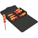 Wera 136019 7 Piece Kraftform Plus 100 i/7 Set 1 VDE Insulated Screwdriver Set Pozi/Slotted/PlusMinus