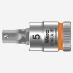 Wera 8740 A HF Zyklop 003335 1/4" Drive Hexagon Bit Socket With Holding Function – 5mm