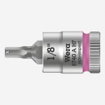 Wera 8740 A HF Zyklop 003383 1/4" Drive Hexagon Bit Socket With Holding Function – 1/8" AF