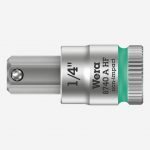 Wera 8740 A HF Zyklop 003388 1/4" Drive Hexagon Bit Socket With Holding Function – 1/4" AF