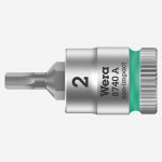 Wera 8740 A Zyklop 003330 1/4" Drive Hexagon Bit Socket – 2mm