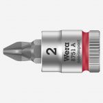 Wera 8751 A Zyklop 003351 1/4" Drive Phillips Bit Socket – PH2