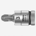 Wera 8755 A Zyklop 003355 1/4" Drive Pozi Bit Socket – PZ3