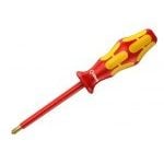 Wera Kraftform 006162 165i VDE Insulated Pozi Screwdriver PZ1 x 80mm