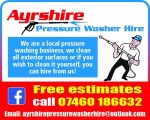 Ayrshire pressure washer hire