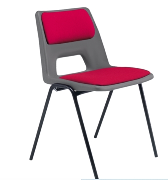 ADV Stacking Chair With Seat & Back Pad