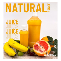 Natural Plastic Juice and Smoothie Bottle HDPE