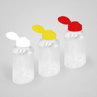 PET Round Clear Sauce Bottle