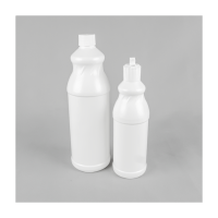 'Swirl' White Plastic Bottle