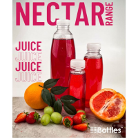 Clear NECTAR Plastic Juice and Smoothie Bottle PET