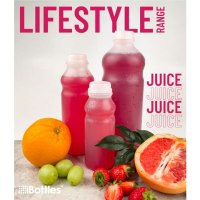 Natural LIFESTYLE Plastic Juice and Smoothie Bottle HDPE