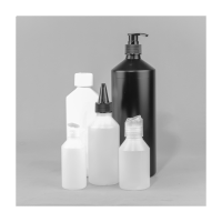 Swipe HDPE Plastic Bottle    (Natural, White or Black)