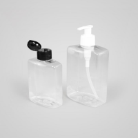 Round Clear PET Hand Wash Bottle