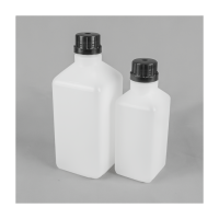 Square Tamper Evident HDPE Plastic Bottle