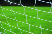 2.5mm, 3mm or 4.5mm White senior knotted goal nets 120mm mesh