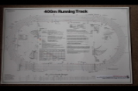 400m Running Track Chart