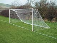 60mm Senior steel football posts 7.32m x 2.44m (24ft x 8ft)