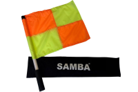 Linesmans flags and poles including a carry bag