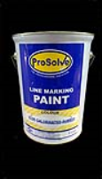 Chlorinated rubber road marking paint