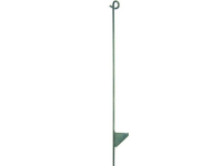 1m Green pigtail rope stake with footplate