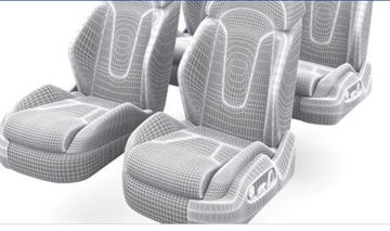 CNC Machined Seat Foam Headrests