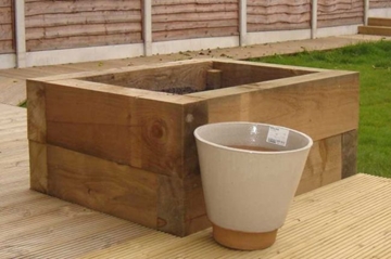 UK Suppliers Of Raised Bed KITS With Railway Sleepers