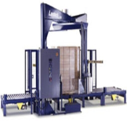 Semi-Automatic Straddle Pallet Stretch Wrapper